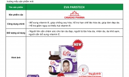 Thông báo ra mắt sản phẩm mới Eva Paristech