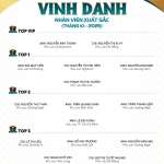 VINH DANH NHÂN VIÊN XUẤT SẮC THÁNG 10/2025