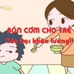 Bón cơm cho trẻ: Hậu quả khôn lường!
