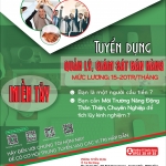 TUYỂN DỤNG QUẢN LÝ BÁN HÀNG KV MIỀN TÂY