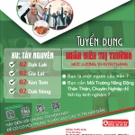 TUYỂN DỤNG TRÌNH DƯỢC VIÊN KHU VỰC TÂY NGUYÊN