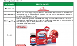 THÔNG BÁO RA MẮT SẢN PHẨM MỚI EDUCAL NANO F