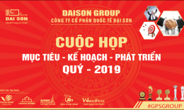 CUỘC HỌP: MỤC TIÊU - KẾ HOẠCH - PHÁT TRIỂN QUÝ I (2019)