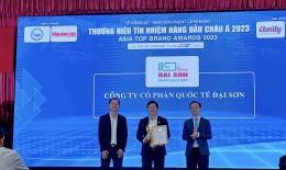 ĐẠI SƠN GROUP TỰ HÀO ĐÓN NHẬN GIẢI THƯỞNG “TOP 10 - SẢN PHẨM CHẤT LƯỢNG & DỊCH VỤ UY TÍN NĂM 2023”