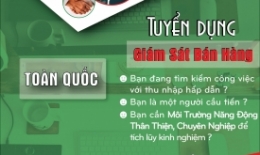 TUYỂN DỤNG QUẢN LÝ BÁN HÀNG KHU VỰC ĐÔNG NAM BỘ 