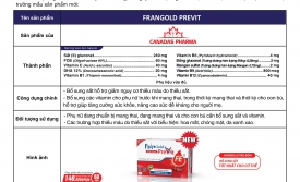 Thông báo ra mắt sản phẩm mới FranGold Previt