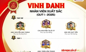VINH DANH NHÂN VIÊN XUẤT SẮC QUÝ I/2025