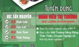 TUYỂN DỤNG TRÌNH DƯỢC VIÊN KHU VỰC TÂY NGUYÊN